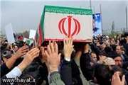 تشییع پیکر شهی غلامرضا بلوکی؛ برادر عاطفه بلوکی دانشجوی دوره 25 مامایی