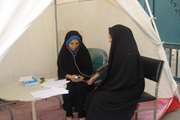 برپایی ایستگاه سلامت درمنطقه قوچ حصار شهرستان ری درهفته سلامت