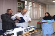 تقدیر و تشکر جامعه بسیج پزشکی بیمارستان فارابی از فعالان برپایی بیمارستان صحرائی چهل قز