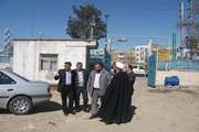 بازدید مدیر شبکه بهداشت و درمان شهرستان ری و مسئولین بخش فشافویه از پروژه دردست ساخت درمانگاه حسن آباد