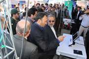 بازدید استاندار تهران بهمراه فرماندار شهرستان از غرفه و بیمارستان صحرایی شبکه بهداشت ودرمان اسلامشهر در نمایشگاه هفته کاهش خطرو بلایا