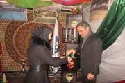 بازدید رئیس دانشگاه از غرفه ورزشی نمایشگاه جشنواره ابن سینا