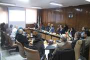 جلسه هیات رییسه دانشگاه در بیمارستان رازی