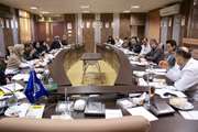جلسه تیم مدیریت اجرایی مجتمع بیمارستانی امام خمینی(ره)
