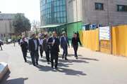 قائم‌مقام وزیر بهداشت در امور مشارکت های اجتماعی و شهردار منطقه شش تهران از بیمارستان شریعتی بازدید کردند