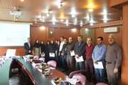  تقدیر دکتر حاجی محمودی  از کارکنان ورزشی ویژه کارکنان معاونت غذا و دارو 