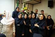 مراسم بازنشستگی خانم پورآذری سرپرستار زحمتکش مجتمع بیمارستانی امام خمینی(ره)