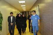 بازدید نوروزی معاون فرهنگی دانشگاه از بیمارستان محب یاس در هشتمین روز از سال نو