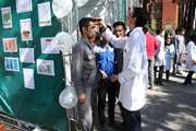 غرفه آموزش ، مشاوره ، غربالگری شاخص توده بدنی و فشار خون دانشکده پرستاری و مامایی