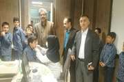 بازدید کارشناس مسئول دهان و دندان معاونت بهداشتی دانشگاه از اجرایی وارنیش فلوراید در مرکز بهداشت جنوب تهران