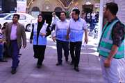 بازرسی ونظارت همکاران بهداشت محیط معاونت بهداشت و مرکزبهداشت جنوب از اماکن غیر مجاز عرضه قلیان ، بمناسبت هفته ملی بدون دخانیات