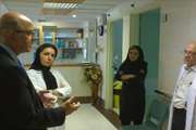 Professor Meguid El Nahas in TUMS Hasheminezhad Kidney Hospital and Moheb General Hospital