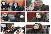 جلسه کارشناسان مسئول با مدیر شبکه بهداشت و درمان اسلامشهر