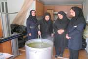 پخت آش در شبکه بهداشت و درمان اسلامشهر به مناسبت هفته سلامت بانوان و روز جهانی غذا