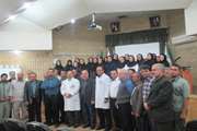 مراسم تقدیر مدیر قبلی و معارفه مدیر جدید بیمارستان بهرامی 