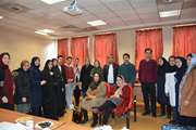کلاس آموزشی در راستای ترویج زایمان طبیعی، آمادگی برای زایمان و نقش همسر در دوران بارداری در بیمارستان ولیعصر مجتمع بیمارستانی امام خمینی(ره)