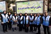 حضور تیمهای بسیج سلامت نوروزی در مانور سراسری کشوری