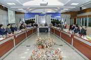 نشست مدیران بیمارستان ها و معاونین اداری مالی دانشکده ها با مدیران معاونت توسعه دانشگاه