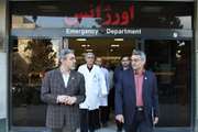 بازدید نوروزی دکتر جعفریان و دکتر سلمانی از بیمارستان دکتر شریعتی