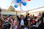 بازدید عمو پورنگ از کودکان بیمار مرکز طبی کودکان به مناسبت هفته ملی کودک