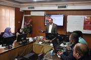 گردهمایی بسیجیان شبکه بهداشت شهرستان ری بمناسبت هفته بسیج