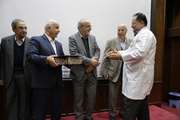 مراسم تکریم دکتر سروش و معارفه دکتر مهرپور روسای پیشین و جدید بیمارستان شریعتی