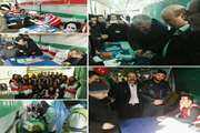 گزارش تصویری از پایگاه سنجش سلامت مجتمع بیمارستانی امام خمینی(ره)- 22 بهمن 96