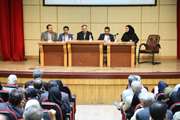 برپایی نمایشگاه و سخنرانی مسئولان معاونت دانشجویی فرهنگی در مراسم آغاز سال تحصیلی دانشکده پزشکی