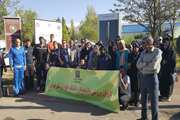 حضور پرشور و نشاط دانشجویان ایرانی و بین المللی دانشگاه در همایش پیاده روی خانوادگی