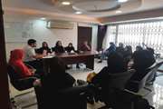 نشست مدیر تربیت بدنی با مربیان و سرپرستان کاروان ورزشی اعزامی دانشگاه علوم پزشکی تهران به المپیاد دانشجویان