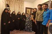 دیدار دانشجویان دانشکده پرستاری و مامایی با خانواده شهید بهروز صبوری به مناسبت بزرگداشت هفته دفاع مقدس