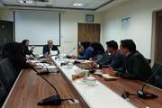 برگزاری جلسه کمیته بهداشت محیط و بهداشت حرفه‌ای در بیمارستان ضیائیان