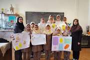 برگزاری مسابقه نقاشی با موضوع تغذیه سالم در مدارس روستای قمی آباد شهرری