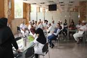 برگزاری کلاس بهداشت حرفه‌ای برای کارکنان آشپزخانه بیمارستان شریعتی