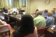 برگزاری کلاس آموزش تغذیه به بیماران بیمارستان شریعتی