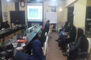 برگزاری جلسه آموزشی آنفلوانزای فصلی در اداره بهزیستی شهرستان