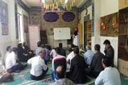 جلسه آموزشی با موضوع تغذیه سالم با تأکید بر تغذیه در محیط کار برگزار شد