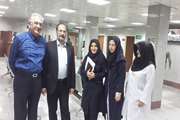 بازدید تیم مدیریت ایمنی بیمار بیمارستان سینا از بخش تصویربرداری این مرکز 