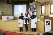 تقدیر از دستیار نمونه بیمارستان کودکان بهرامی همزمان با روز دانشجو