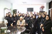 تجلی همدلی و تکریم در دیدار مدیر و کارکنان با ریاست بیمارستان کودکان بهرامی به مناسبت عید ولایت
