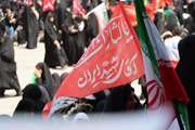خدمت رسانی بیمارستان شهدای سلامت دانشگاه علوم پزشکی تهران در مراسم وداع و تشیع رهبر شهید