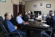 برگزاری جلسه هماهنگی واحدهای دانشکده توانبخشی برای ارائه خدمات در مراسم تشییع رهبر شهید 