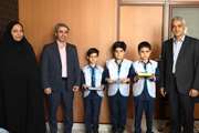 « قدردانی دانش آموزان مدارس منطقه ۱۶ تهران از خدمات مرکز بهداشت جنوب تهران»