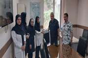 تقدیر رئیس خانه مشارکت مردم در سلامت و توسعه منطقه 16 از ماماهای شاغل در مرکز بهداشت جنوب تهران