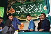 عطر رضوی در دلِ شلوغی بیمارستان، برپایی ایستگاه صلواتی به مناسبت دهه کرامت 