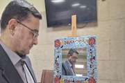 بازدید دکتر سید رضا رئیس کرمی از کارگاه هنر نقاشی موزاییک در دانشگاه علوم پزشکی تهران