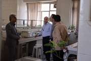  بازدید معاون مالی و اداری دانشکده پزشکی از گروه بیوشیمی