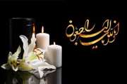 پیام تسلیت رئیس دانشکده پزشکی در پی درگذشت مادر دکتر بابک ساعدی عضو هیأت علمی گروه گوش و حلق و بینی