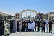 تجدید میثاق کارکنان بیمارستان فوق تخصصی کودکان حکیم با کریمه اهل بیت (س) در دهه کرامت