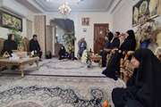 دیدار مسئولان دانشکده پرستاری و مامایی دانشگاه علوم پزشکی تهران با خانواده شهید رامین جعفری